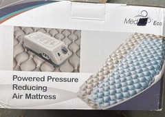 MedAir Eco Powered Pressure Reducing Air Mattress, New, 297 lb capacity, 80″x36″