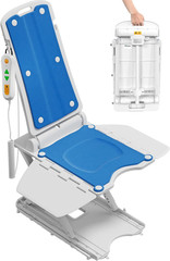 Electric Chair Lift – Floor Lift for Elderly Falls, Support up to 308 LB, IPX8 W
