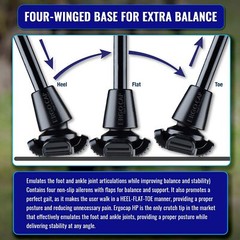 Ergocap® High Performance Crutch Rubber Tip – Rubber Foot Pad for Walking Can…