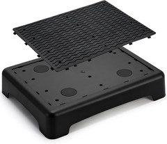 Mobility One Step Stool for Elderly/Adult, 3.5 Inch Plastic Platform Step Stool