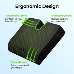 Wheelchair Seat Cushions Memory Foam Pressure Relief Cushion