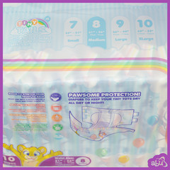 ABUniverse TinyTails Diapers (Pack of 10 or Case of 40) ABDL