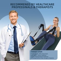 Versatile Knee Rehabilitation Equipment with Dynamic Bands for Pain Relief