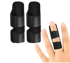 Finger Splint 2Pcs, Trigger Finger Splint Brace for Middle, Index, Ring Fingers