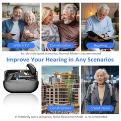 Wlu Hearing Aids Rechargeable Hearing Aids For Seniors Moderate Hearing Loss