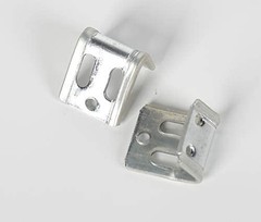 50pcs 5 Holes Thick Couch Spring Clips, Upholstery Clips for Furniture Silver