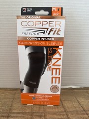 Copper Fit Copper Infused Knee Compression Sleeve Size Medium Unisex NEW