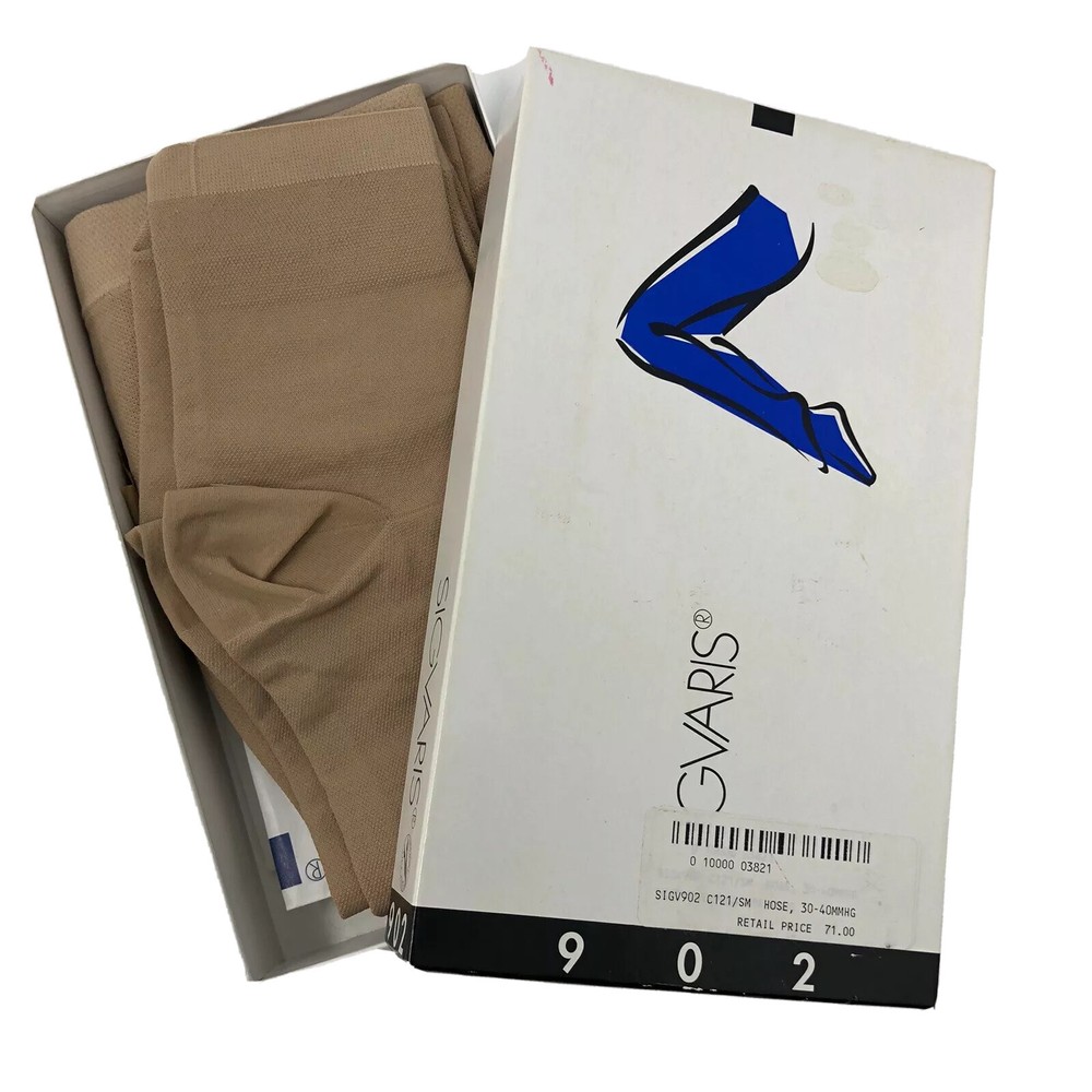 SIGVARIS Women 902 A-D Small C121 30-40 mmHg Beige 77 Medical Compression Open
