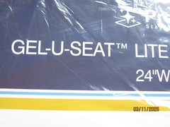 NEW SEALED DRIVE PRESERVE TECH GEL U SEAT CUSHION 24X18X2 500 LBS CAPACITY