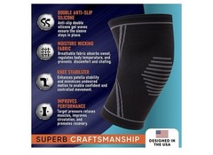 PhysFlex Knee Sleeve Maxium Support Medium