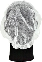 Disposable Bouffant Caps Hair Net, Spun-Bonded Polypropylene, Non-Woven, , La…