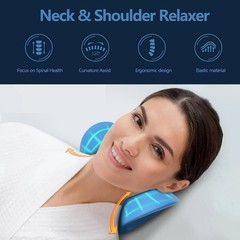 Cervical Neck Pillow stretcher Traction Device Brace Support Pain Relief Massage