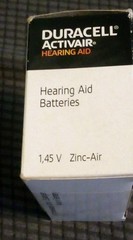 Duracell Activair Hearing Aid Batteries Size 312 Brown Zinc-Air 1.45V 40 Ct NIB