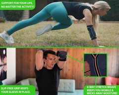 Kunto Fitness Elbow Brace Compression Support Sleeve Shipped From for Tendon…