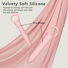 Silicone Dilators for Pelvic Floor for Women with Fine Scales, 5-Pack Pink with