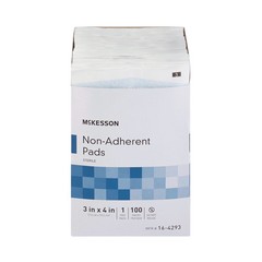 McKesson Sterile Non-Adherent Dressing Rectangle 3 x 4″ 16-4293 1200 per Case