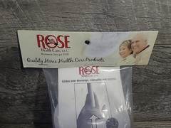 Rose Walker Coaster Glides Or Also Caps Pads Rubber Universal Color Gray NEW