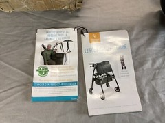 Able Life Space Saving Lightweight Folding Rollator in Cobalt Blue 4250-CB