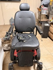 Red Jazzy Elite ES Power Wheelchair~ Charger included