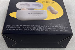 Audien Hearing ATOM PRO 2 CIC Rechargeable Hearing Aid, UV Cleaning, 4 Modes