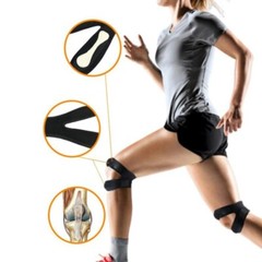 Double Patella Knee Support Strap Tendon Brace Stabilizer Tennis Pain Rellief US