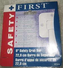 METAL GRAB BAR 9″ Safety First Polished Chrome Finish SF509 by Franklin Brass Co