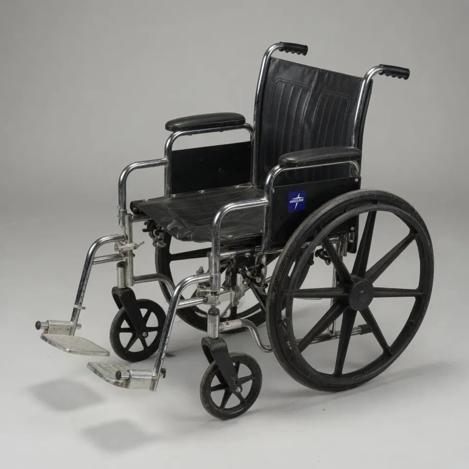 Medline Excel 2000 Manual Wheelchair – Used Once – Minimal Wear