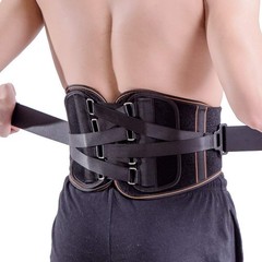 Adjustable Lumbar Support Brace for Lower Back Pain Relief – Sciatica, Herniated