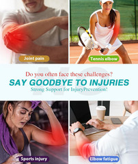 Elbow Brace for Cubital Tunnel, Ulnar Nerve Entrapment Brace, Adjustable