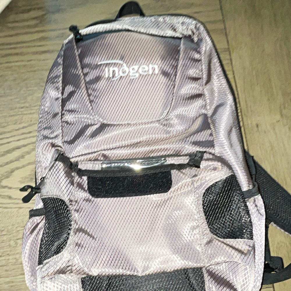 Inogen Backpack Carry Bag with Adjustable Straps, Gray and Black