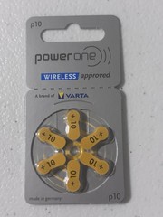 Varta PowerOne P10 Hearing Aid Battery 60 Batteries. US Seller, Exp 5/2027
