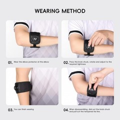 Elbow Sleeve Brace Wrap Adjustable Support Arm Arthritis Tendonitis Pain Relief