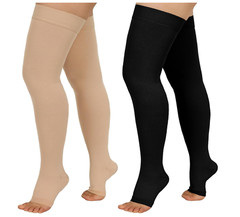 Thigh High 20-30mmHg Medical Compression Stockings Socks Mens and Women’s S-4XL