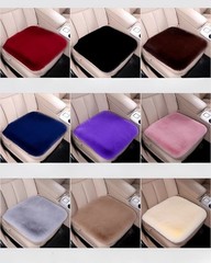 Faux Rabbit Fur Plush Car Seat Cushion Winter Warm Universal‑Fit Pad