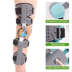 Hinged ROM Post Op Knee Brace Immobilizer Adjustable Knee Immobilizer Support