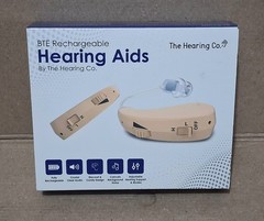 BTE Rechargeable Hearing Aids The Hearing Co. New in Box