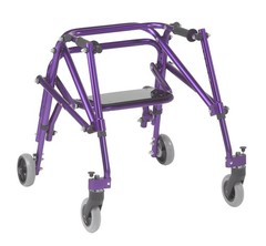 Inspired by Drive Nimbo 2G Lightweight Posterior Walker with Seat, Wizard Purple