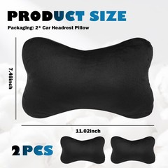 2PCS Car Headrest Pillow Soft & Comfortable,Breathable Car Neck Pillow for Ne…