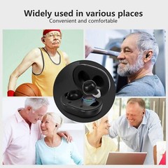 Hearing Aids Amplifier ITE Hearing Assist Rechargeable One Pairs for Elderly