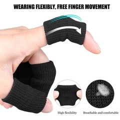 20 × Finger Splint Trigger Finger Brace Sleeves Pain Relief Sport Injury Support
