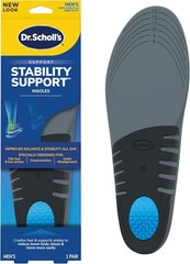 Doctor Recommended Stabilizing Insoles, Arch Support for Flat Feet, Size 8-14