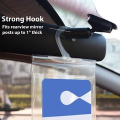 2PCS Handicap Parking Placard Holder Ultra Transparent Cover for Disabled People