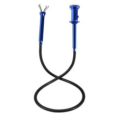 Flexible Claw Grabber Tool Claw Picker 24.4in, Bendable Hose Reacher Claw Blue