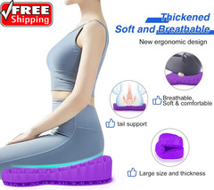 Thicken 19.7In Seat Cushion, Gel Seat Cushion for Long Sitting–Office Chair, Whe