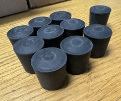 10 PACK – 7/8″ Heavy Rubber Cane Tip Crutch Walking Stick Furniture Chair Leg