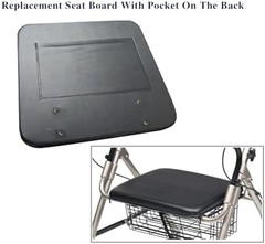 HMZ Rollator seat Cushion,Replacement seat for rollator Walker 13.8″X12.6″,Ro…