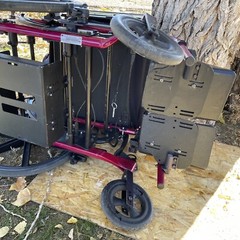 NICE! Quickie Iris Tilt-In-Space Manual Transport Rehab Wheelchair