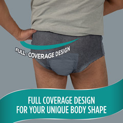 Assurance Men’s Incontinence Underwear, L/XL, Maximum Absorbency, 36 Ct, 2 Pack