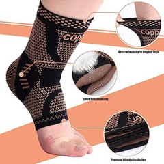 Plantar Fasciitis Compression Ankle Brace Support Foot Pain Relief Sleeve Gym