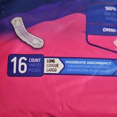 Prevail Daily Pads Incontinence Pads Long Moderate Absorbency 16ct Breathable